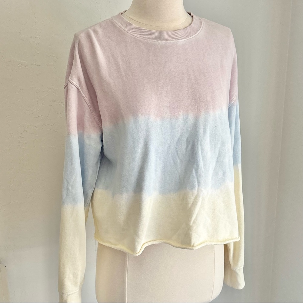 Spiritual Gangster Mazzy Rainbow Tie Dye Fleece
Sweatshirt, Small - Picture 3 of 7